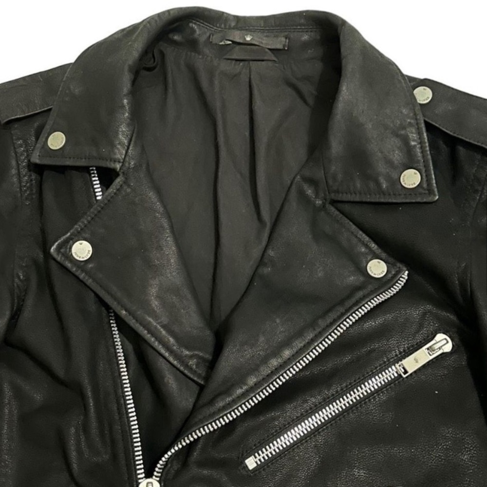 Junk de luxe biker leather jacket - Picture 5 of 13